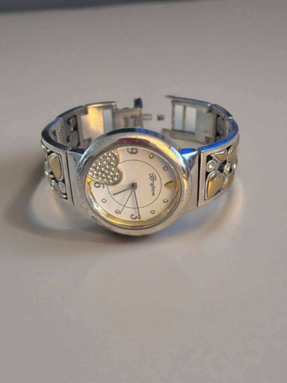 Brighton Gramercy Park Watch Japan Movement Gold & Silver New Battery